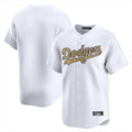 Los Angeles Dodgers Blank Player White Gold REYNOLDS Collection Limited Home Stitched Jerseys