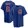 Chicago Cubs #6 Matt Shaw Player Royal REYNOLDS Home Game Stitched Jerseys