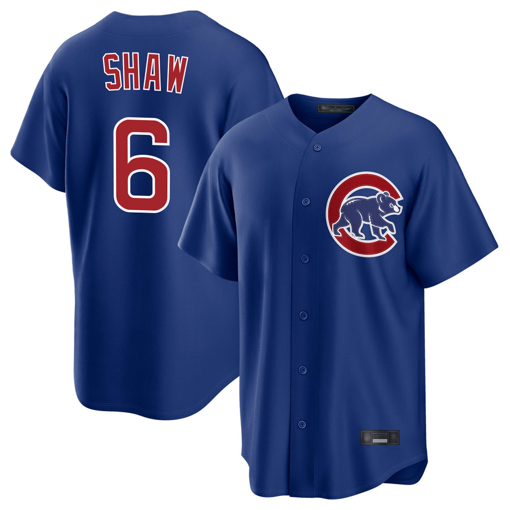 Chicago Cubs #6 Matt Shaw Player Royal REYNOLDS Home Game Stitched Jerseys