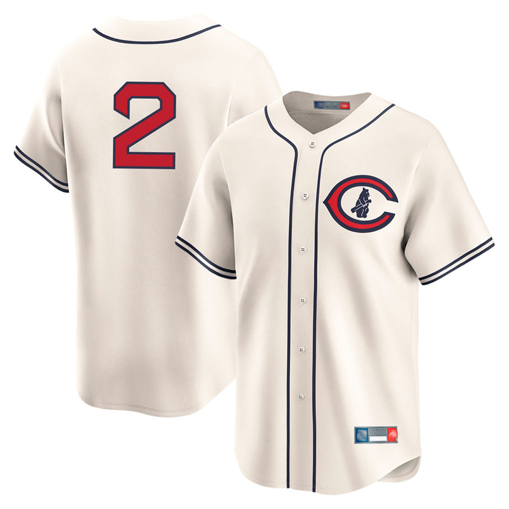 Chicago Cubs #2 Nico Hoerner Player Cream REYNOLDS Field of Dreams Limited Home Game Stitched Jerseys