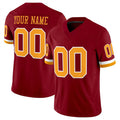 Custom W.Commanders draft Player Burgundy REYNOLDS 2025 F.U.S.E. Throwback Limited Stitched Jersey