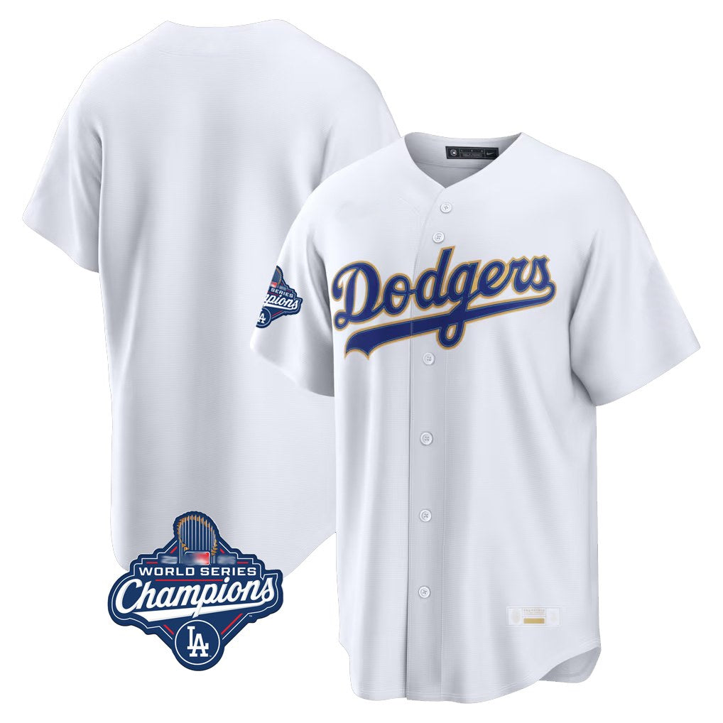 Los Angeles Dodgers Blank Player Gold White REYNOLDS 2026 Collection Stadium Limited World Series Meet Stitched Jerseys