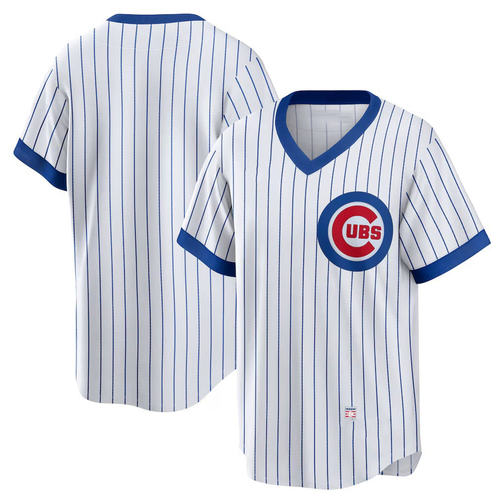 Chicago Cubs White REYNOLDS Home Cooperstown Collection Team Jersey