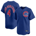 Chicago Cubs #4 Pete Crow-Armstrong Player Royal REYNOLDS Limited Home Stitched Jerseys