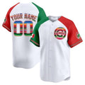 Custom Chicago Cubs Mexico Vapor Premier Limited Jersey ¨C White 2 REYNOLDS