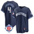 Chicago Cubs #4 Pete Crow-Armstrong Player Navy REYNOLDS 150th Anniversary City Connect Home Game Stitched Jerseys