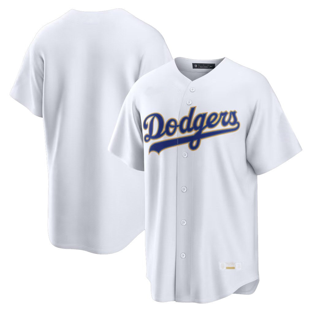 Los Angeles Dodgers Blank Player Gold White REYNOLDS 2026 Collection Stadium Limited Stitched Jerseys