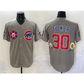 Chicago Cubs #30 Kyle Tucker Gray REYNOLDS 2025 Tokyo Series Limited Stitched Jersey