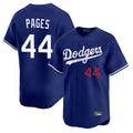 Los Angeles Dodgers #44 Andy Pages Player Royal REYNOLDS Limited Home Stitched Jerseys