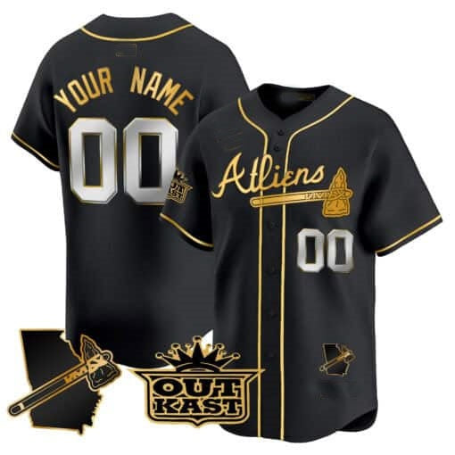 Custom Atlanta Braves Atliens Vapor Premier Limited Jersey V2 ¨C Black REYNOLDS