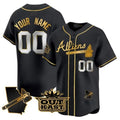 Custom Atlanta Braves Atliens Vapor Premier Limited Jersey V2 ¨C Black REYNOLDS