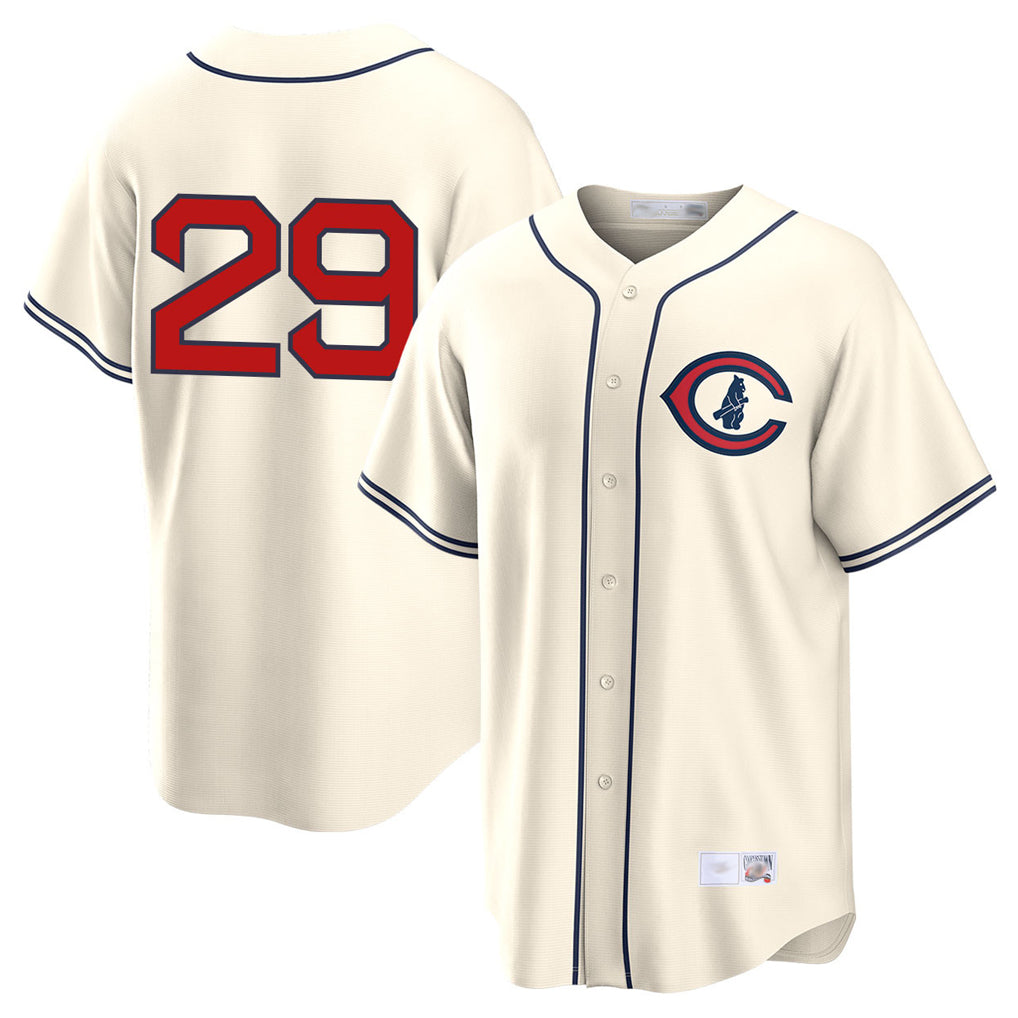 Chicago Cubs #29 Michael Busch Player Cream REYNOLDS Field of Dreams Home Game Stitched Jerseys