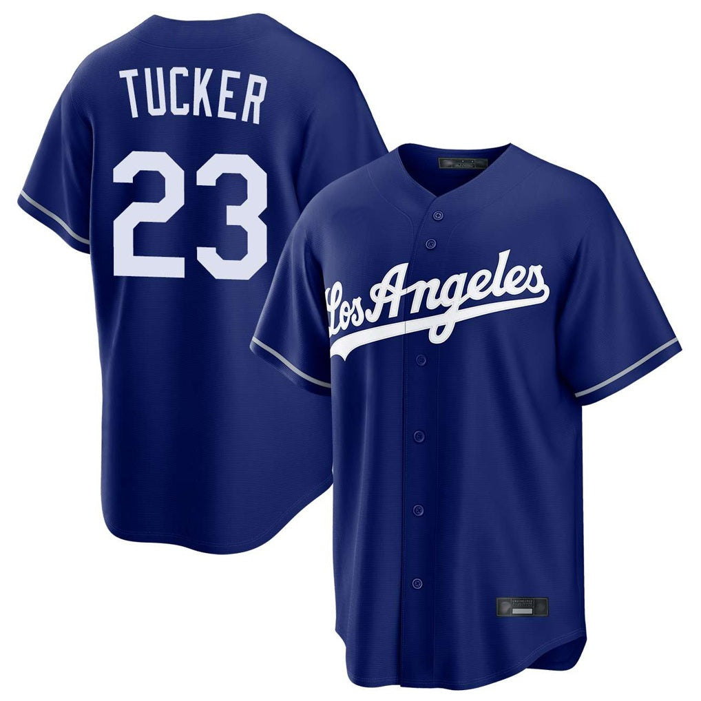 Los Angeles Dodgers #23 Kyle Tucker Player Royal REYNOLDS Game Stitched Jerseys