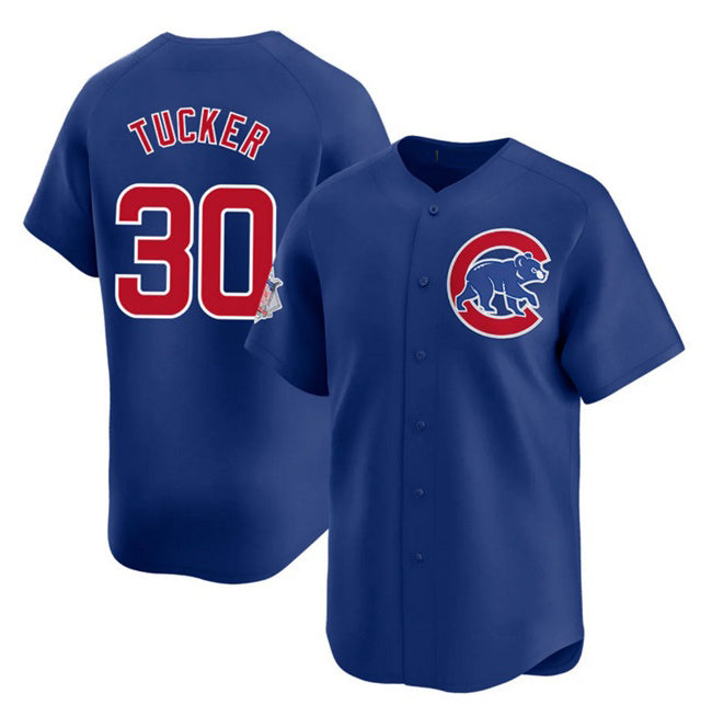 Chicago Cubs #30 Kyle Tucker Royal REYNOLDS 2025 Limited Stitched Jersey