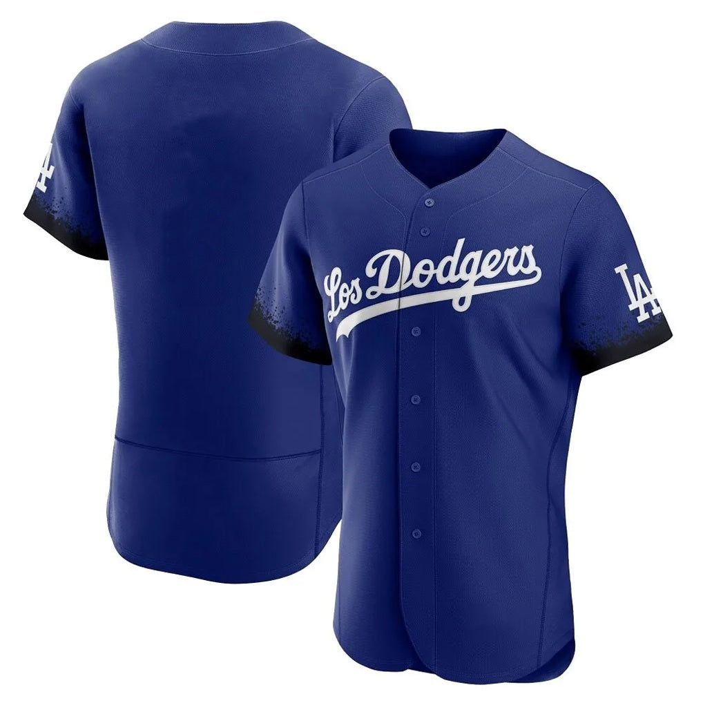 Los Angeles Dodgers Blank Player Royal REYNOLDS City Connect Elite Home Stitched Jerseys