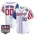 Custom Pittsburgh Pirates America 250 Edition Vapor Premier Limited White REYNOLDS Stitched Jerseys