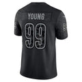 W.Commanders #99 Chase Young Black REYNOLDS RFLCTV Limited Jersey