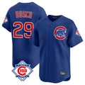 Chicago Cubs #29 Michael Busch Player Royal REYNOLDS 150th Anniversary Limited Home Stitched Jerseys
