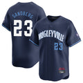 Chicago Cubs #23 Ryne Sandberg Player Navy REYNOLDS City Connect Limited Home Stitched Jerseys