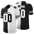 Custom W.Redskins Black And White REYNOLDS Split Vapor Untouchable Limited Jersey