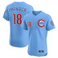 Chicago Cubs #18 Shota Imanaga Player Light Blue REYNOLDS Limited Elite Home Stitched Jerseys